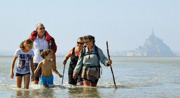 Baie Mt St Michel , Jullouville , Villa Caprice Rdc , 50 M Mer ,7 Pers , Pres Plage Dday Екстер'єр фото